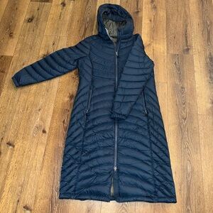 LL Bean Ultralight 850 Long Down Coat